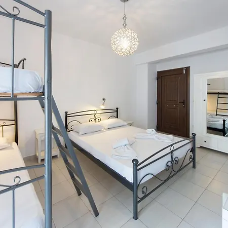 Villa Naxos City Center Room Economy Quadruple Room Private Balcony City Views Naxos City
